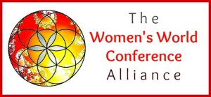 Womens world conference alliance banner The Version 2 framed
